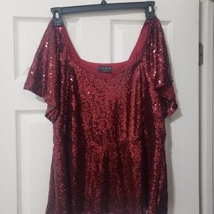 Sparkle in this sequin top